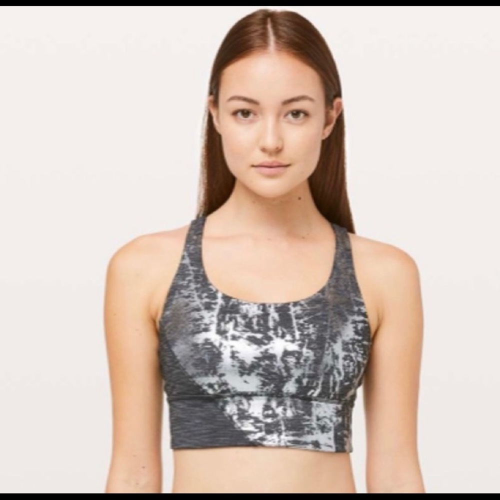 Lululemon Energy long line *foil  sports bra